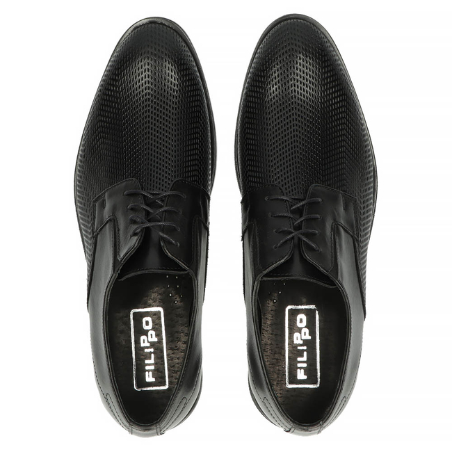 Leather shoes Filippo F56-73-51 black