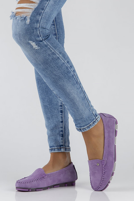 Leather loafers Filippo DP2037/22 VI violet