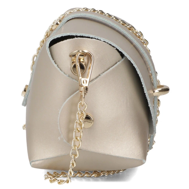 Handbag Toscanio Leather A32 gold