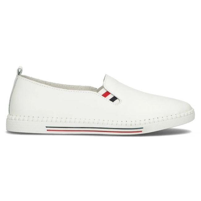 Leather shoes Filippo DP066/24 WH white