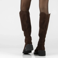 Leather heeled boots Filippo DKZ8215/26 TP dark brown