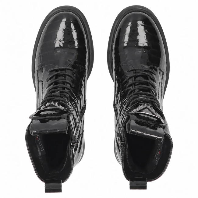 Leather ankle boots Filippo DBT8038/26 BK black