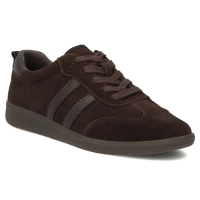 Skórzane sneakersy Filippo DP8286/26 D BR brązowe