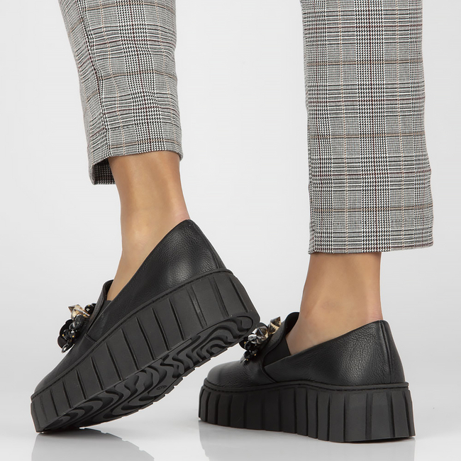 Leather shoes Filippo 198 black