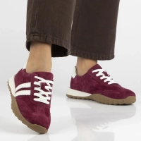Leather sneakers Filippo DP7534/26 BG burgundy