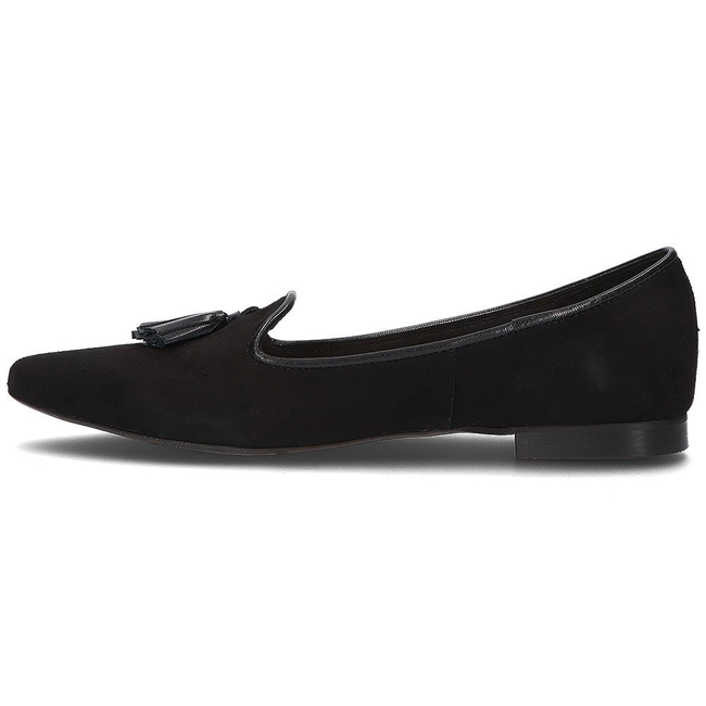 Suede ballerinas Alexio Giorgio 1779 black