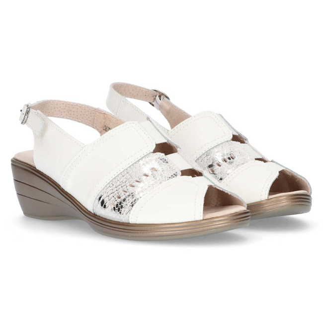 Leather sandals Filippo DS731/19 WH white
