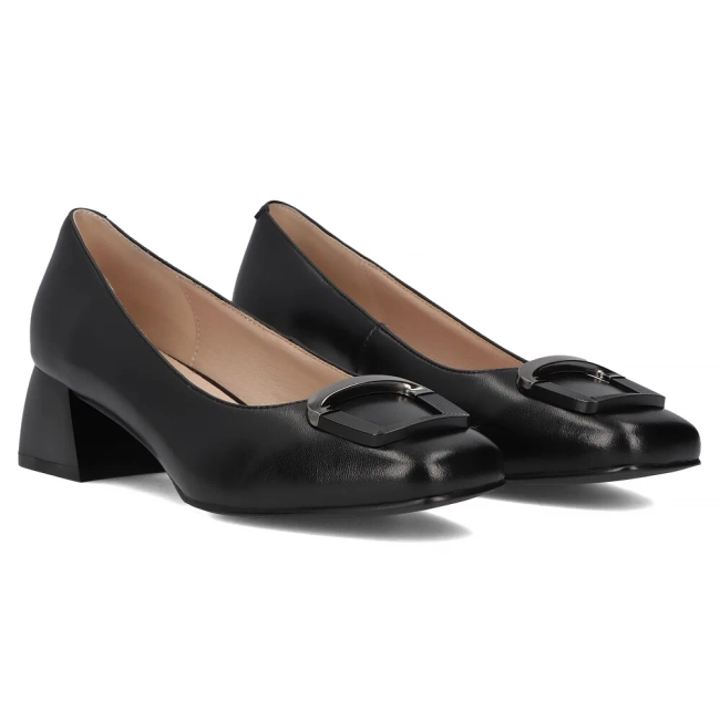 Leather shoes Filippo DP6946/25 BK black