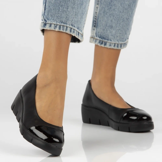 Leather shoes Filippo DP6758/25 BK black