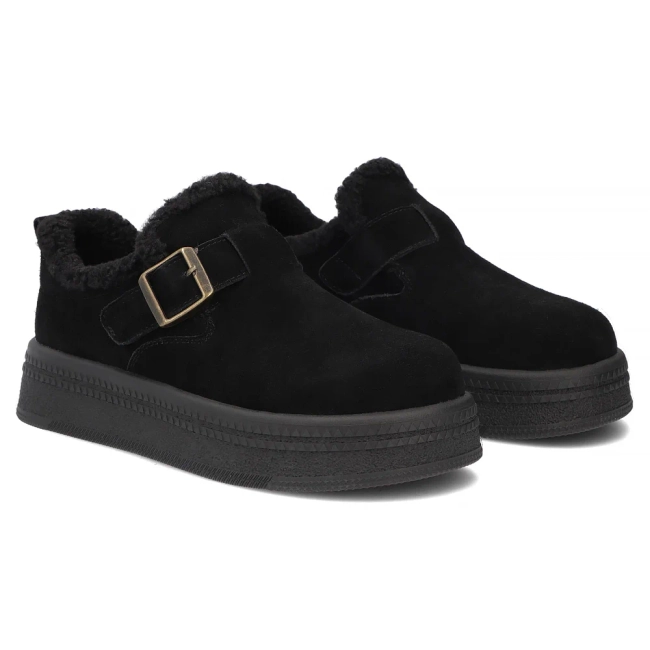 Leather shoes Filippo DP7946/26 BK black