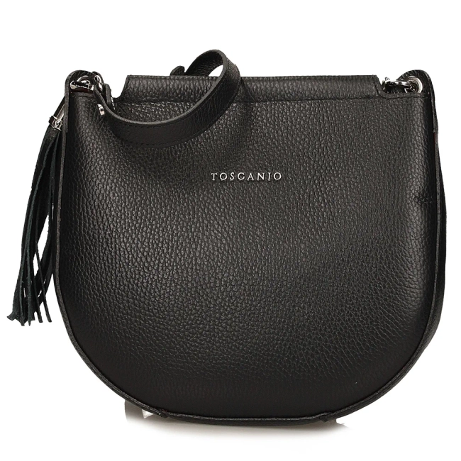 Leather handbag Toscanio 16159 black