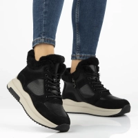 Leather ankle boots Filippo DBT7240/25 BKblack