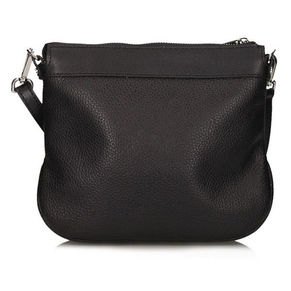 Handbag Toscanio Leather Messenger Bag C238 black