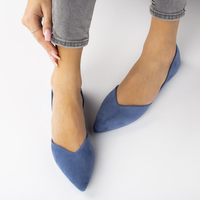 Baleriny ND153-16 niebieskie