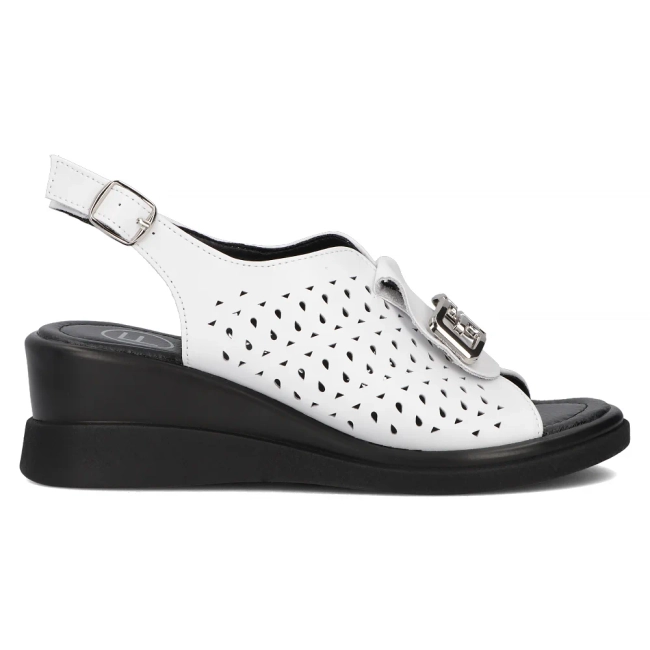 Leather sandals Filippo DS6154/24 WH white