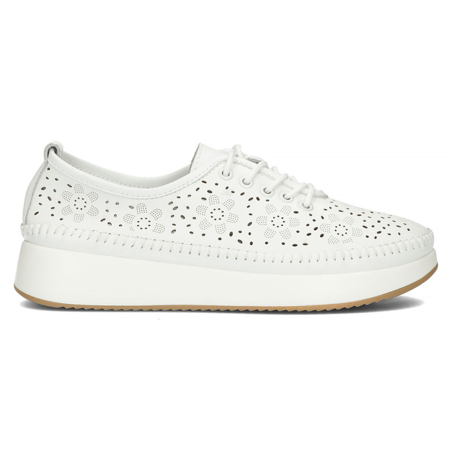 Leather shoes Filippo DP4606/23 WH white