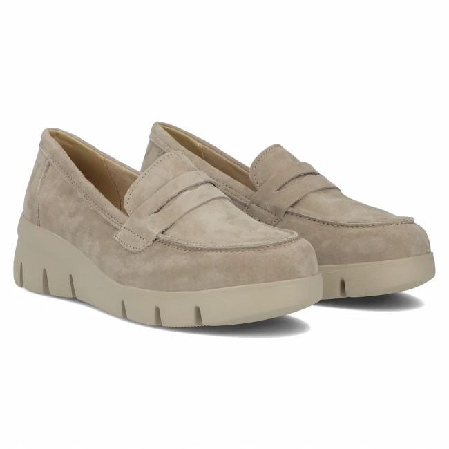 Leather shoes DP6248/24 BE beige