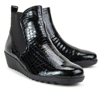 Botki Caprice 9-25409-21 064 Blk Croco Pat.