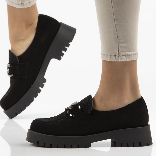 Leather shoes Filippo 20089 black