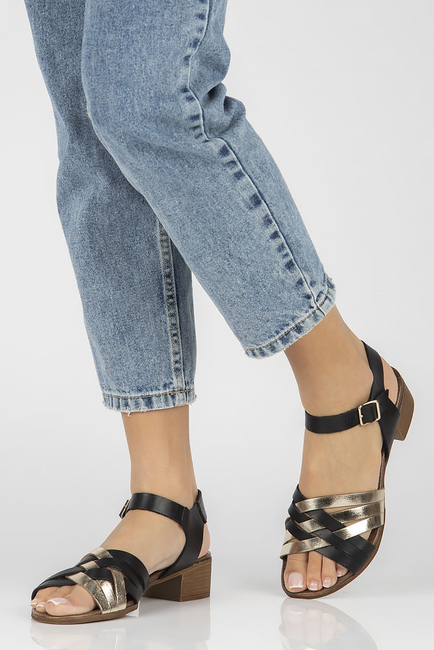 Leather sandals Filippo 40275 black