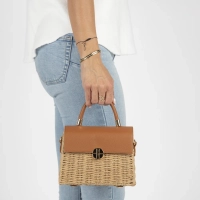 Brown briefcase bag grace