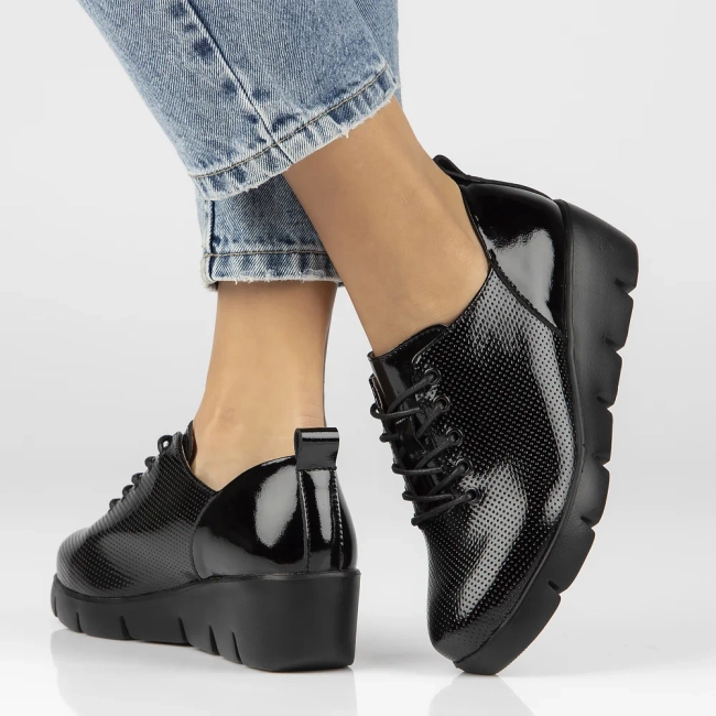 Leather shoes Filippo DP4797/23 BK black