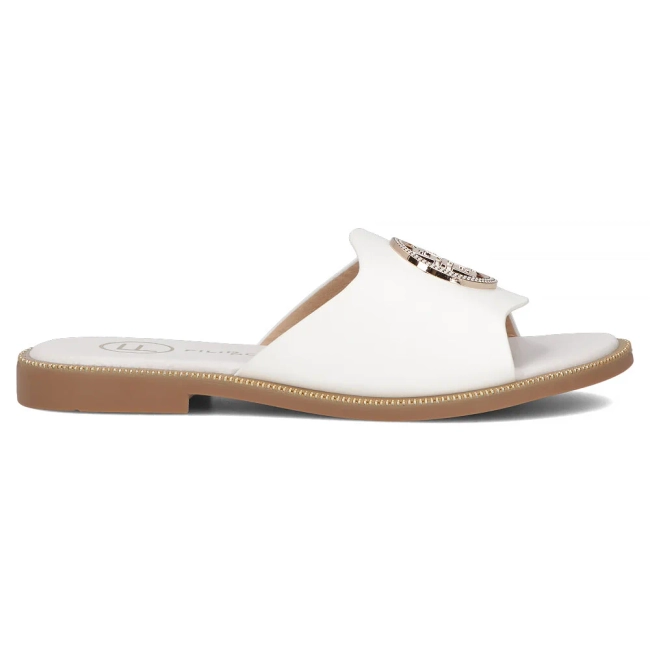 Klapki Filippo DK6908/25 WH białe