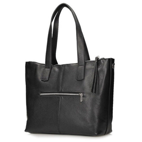 Torebka Toscanio Shopper Skórzany C268 czarna