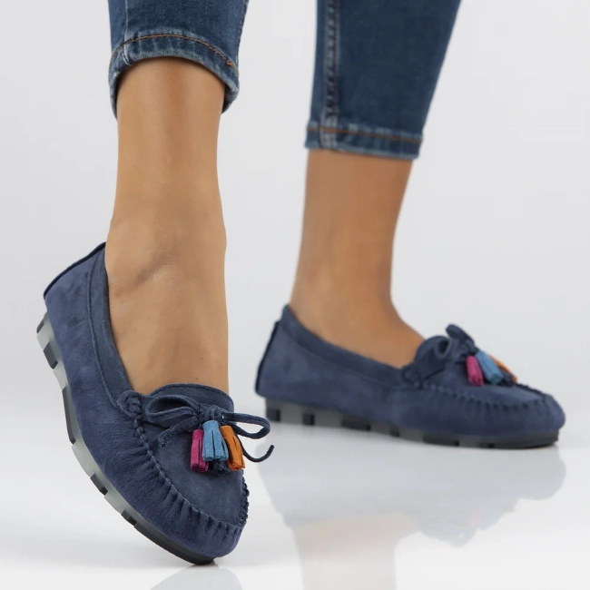 Leather loafers Filippo DP6136/24 NV navy