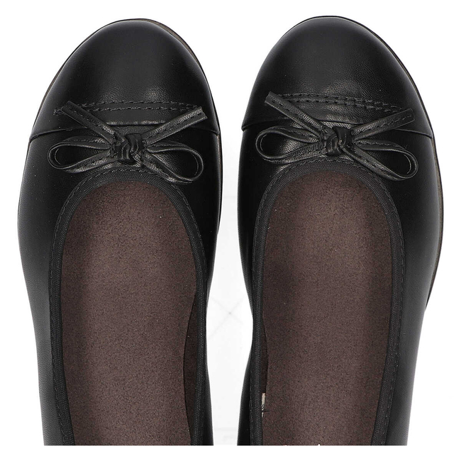 Baleriny Jana 8-22168-24 001 czarne