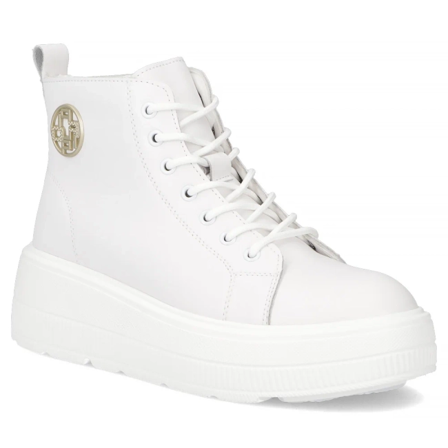 Leather ankle boots Filippo DBT6374/25 WH white