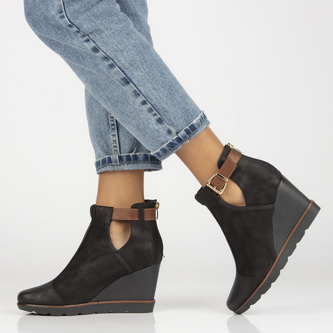 Botki Filippo DBT207/22 BK czarne