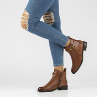 Botki Filippo DBT3066/21 BR brązowe