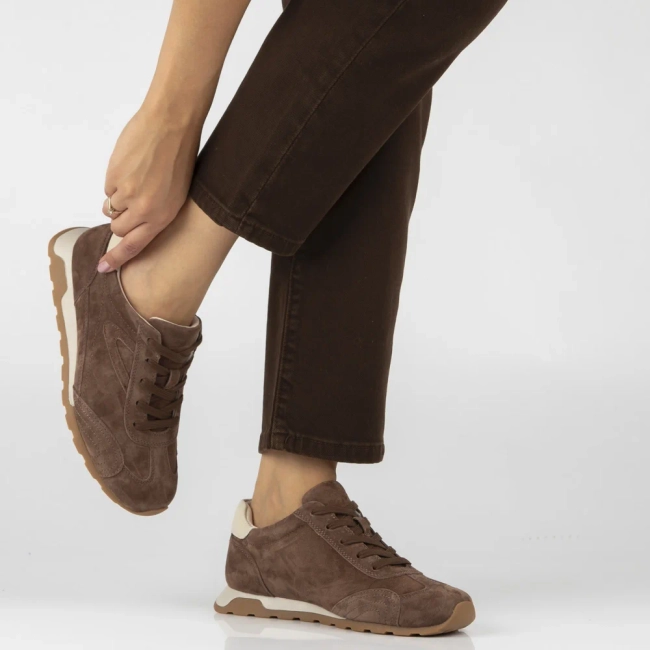Leather sneakers Filippo DP7962/26 BR brown