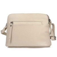 Leather handbag Toscanio F197 cream