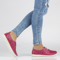 Leather shoes Filippo DP1225/20 FH pink