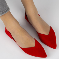 Baleriny ND153-23 czerwone