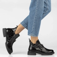 Leather ankle boots Filippo DBT7989/26 BK black