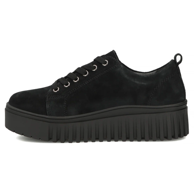 Skórzane sneakersy Filippo DP8271/26 BK SU czarne