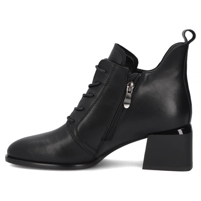 Leather ankle boots Filippo DBT8130/26 BK black