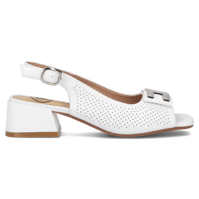 Leather sandals Filippo DS6986/25 WH white