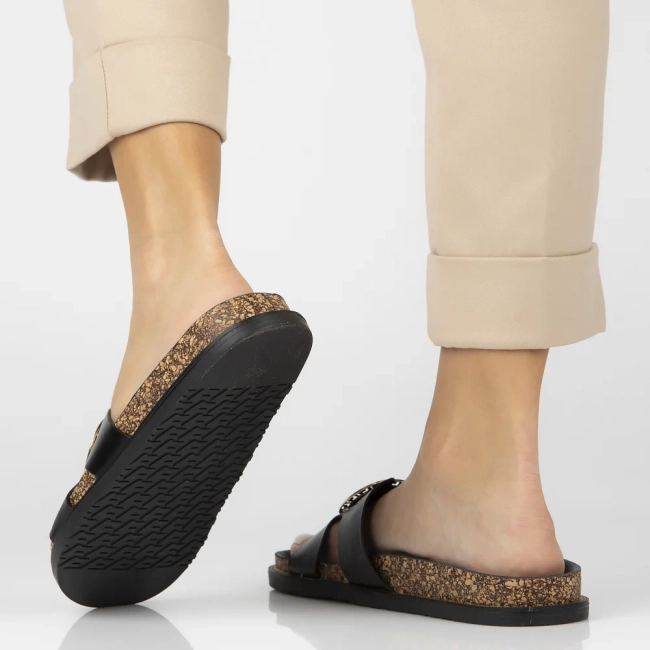 Slippers Filippo DK6972/25 BK black