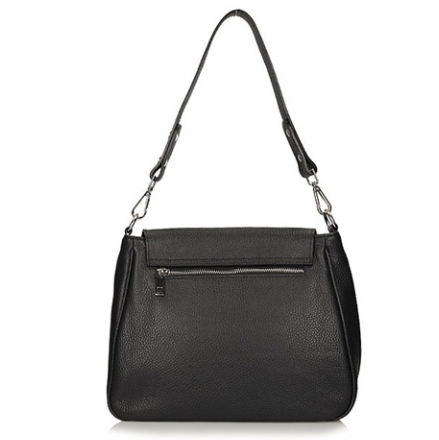 Handbag Toscanio Leather Messenger Bag B56 black