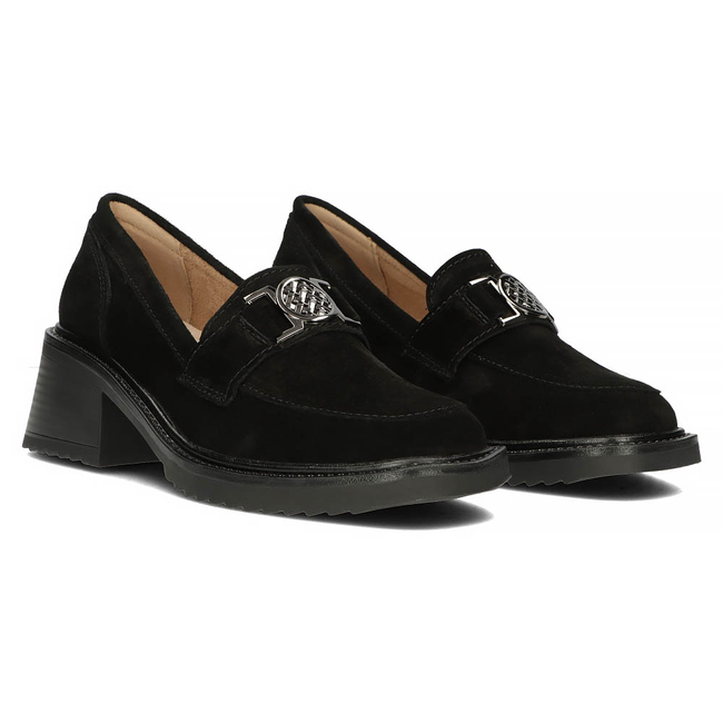 Leather shoes Filippo DP4145/22 BK black