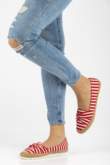 Półbuty Filippo DP1368/20 RD czerwone