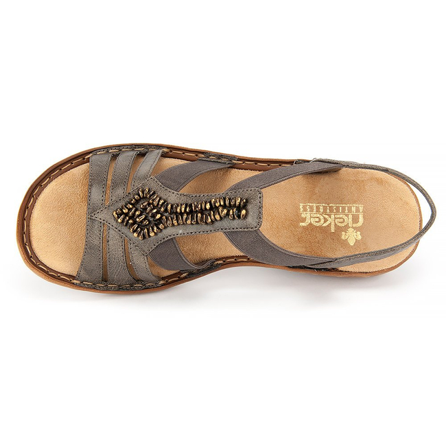 Sandals Rieker 60841-45 Grey