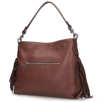 Leather handbag Toscanio G98 brown