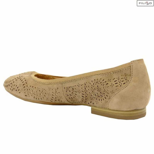 Ballerina CAPRICE 9/9-22500/26 taupe suede 8022346