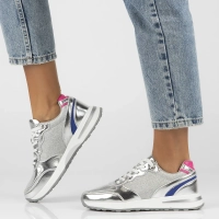 Leather sneakers Filippo DP6724/25 SI silver