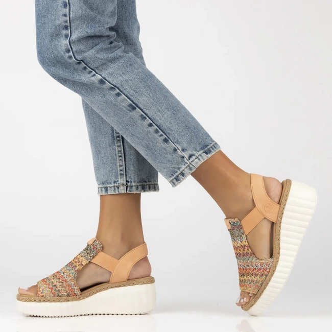 Sandals Rieker 69172-92 multicolor